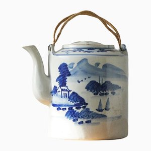 Antique Chinese Ceramic Jug from Qing Dynasty