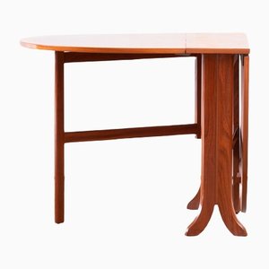 Vintage Scandinavian Folding Table in Teak