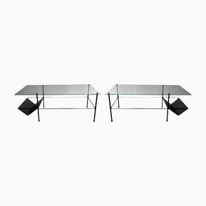 Low Tables by Mathieu Matégot, France, 1960s, Set of 2