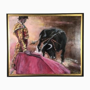 E.Boyer Fisher, Le Matador, 1992, Öl auf Holz