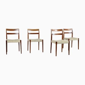 Vintage Teak Chairs by Nils Jonsson for Troeds Swedish, Set of 4