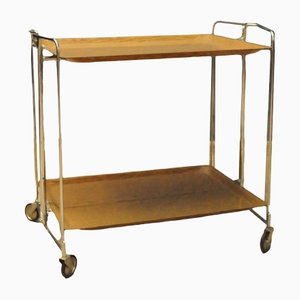 Mid-Century Foldable Bar Cart from Bremshey & Co, Solingen-Ohligs, 1960s