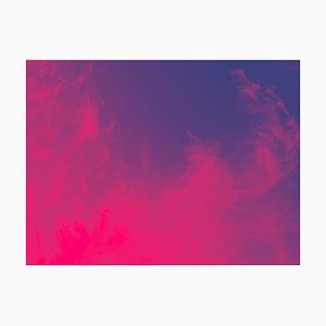 Neha Gupta, Abstract Background - Duotone, Pink & Blue, Photographic Paper