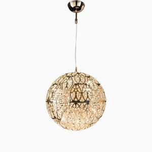 Plafonnier Arabesque 50 en Acier et Cristal de Vgnewtrend