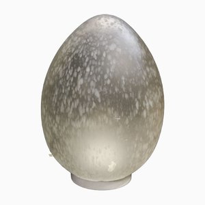 Italian Murano Crystal Egg Lamp, 1970s