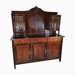 Art Nouveau Wooden Display Cabinet