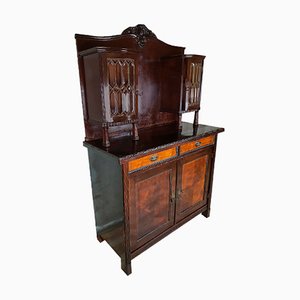 Art Nouveau Wooden Display Cabinet