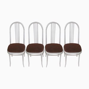 Beech Dining Chairs from Ton, Czechoslovakia, 1970s, Set of 4