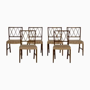 Stühle aus dem 20. Jahrhundert von Ole Wanscher in Mahagoni, 1960er, 6er Set