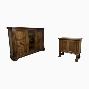 Display Cabinet or Bookcase in Solid Wood