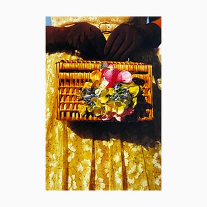 Floral Wicker Bag, Goodwood Revival, Fashion Photograph, 2021