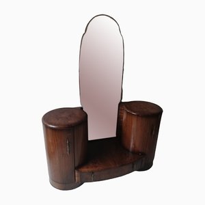 Art Deco Mirrored Bedroom Vanity Dressing Table by Shrager Brothers Masterpiece Furniture, London