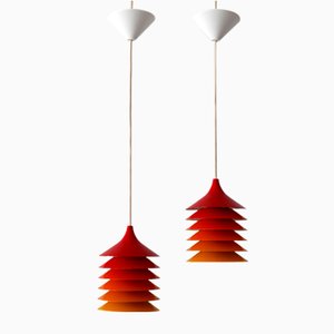 Pendant Lamps Duett by Bent Gantzel Boysen for Ikea Sweden, 1980s, Set of 2