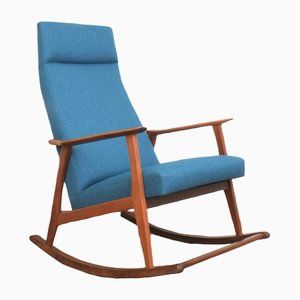 Mid-Century Danish Teak Rocking Chair, 1960s