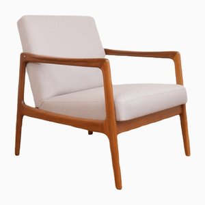 Mid-Century Swedish Teak Lounge Chair by Alf Svensson for Dux, 1960s