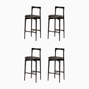 Grey Bar Chairs by Collector Studio, Set of 4