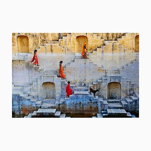 Tuul & Bruno Morandi, Inde, Rajasthan, Jaipur, Réservoir d'Eau pour la Pluie, Papier Photographique