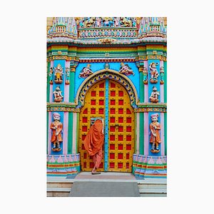 Tuul & Bruno Morandi, India, Gujarat, Bhuj, Swaminarayan Temple, Carta fotografica