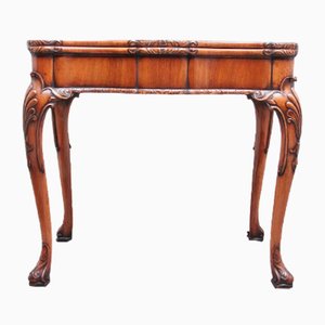 Table à Cartes en Noyer par Howard & Co London, Début 1900s