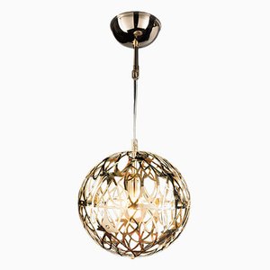 Lampada da soffitto Arabesque 30 in acciaio e cristallo di Vgnewtrend