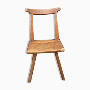 Tabouret de Traite avec Dossier