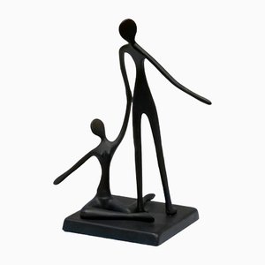 Dancing Figurines by Bodrul Khalique, Sweden, 1980s