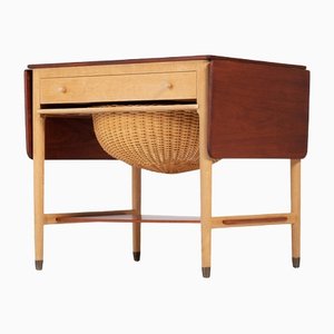 Danish AT-33 Sewing Table by Hans J. Wegner for Andreas Tuck, 1950s