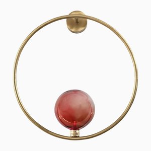 Gaia Sconce in Red by Emilie Lemardeley