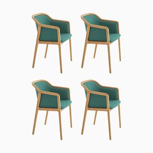 Vienna Soft Little Armchairs in Tropic by Colé Italia, Set of 4