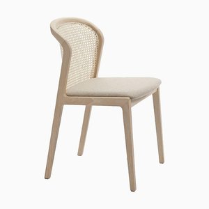 Vienna Chair in Natural Beech & Beige Nord Wool by Colé Italia