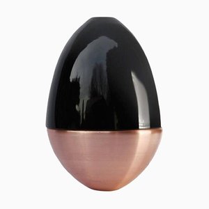 Black Homage to Faberge Jewellery Egg by Pia Wüstenberg