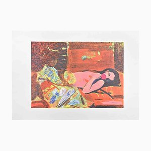 Giuseppe Tampieri, Siesta, Original Siebdruck, 1988