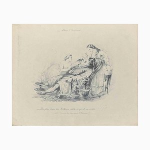 Lithographie Originale Alfred Grevin, Serving the Majesty, Fin 19th-Century