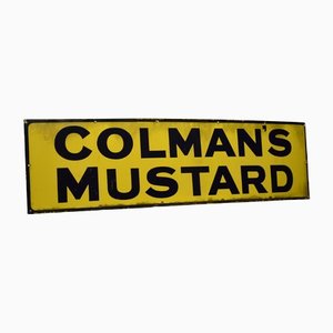 Insegna smaltata di Colman's Mustard