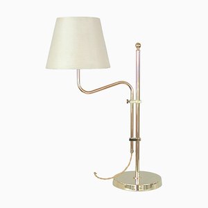 Adjustable Brass Table Lamp from Bergboms, Sweden, 1950s