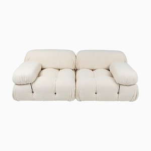 Sillones Camaleonda con reposabrazos de lana Boucle de Mario Bellini para B&B Italia / C&B Italia, años 70. Juego de 2