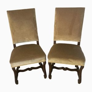 Quality French Antique Victorian Side Chairs , Set of 2