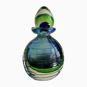 Murano Glass Bottle by Flavio Poli for Seguso