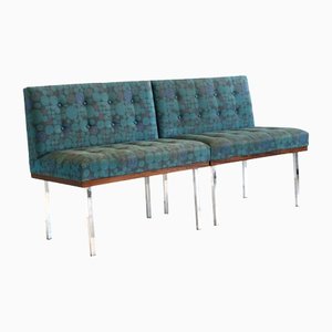 Vintage 2-Sitzer Sofa und Sessel, 1960er, 2er Set
