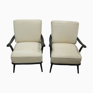 Mid-Century Modern Italian Lounge Chairs by Gianni Songia, 1960s, Set of 2