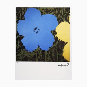Andy Warhol, Flowers, años 80, Litografía