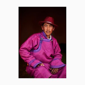 Tuul & Bruno Morandi, Mongolie, Jeune Homme Nomade, Papier Photographique
