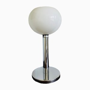 Lámpara de mesa vintage de cromo de Raak, años 70