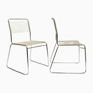 Chrome Spaghetti Chairs by Giandomenico Belotti for Alias, Set of 2