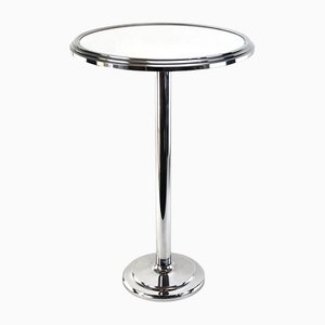 Art Deco Chrome Klappbarer Side or Coffee Table