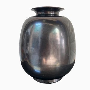 Vase Cylindrique en Céramique par Paul Ami Bonifas