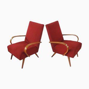 Set of Bentwood Armchairs by Smidek for Jitona, Czechoslovakia, 1960s