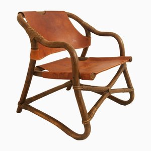 Espri Leather Safari Easy Chair from Ikea, 1970s