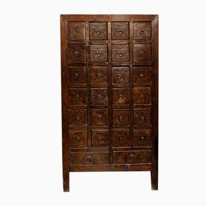 Chest of Drawers in Stained Walnut Wood, China