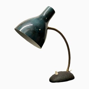 Lámpara de mesa cuello de ganso de Hannoversche Lampenfabrik, años 50